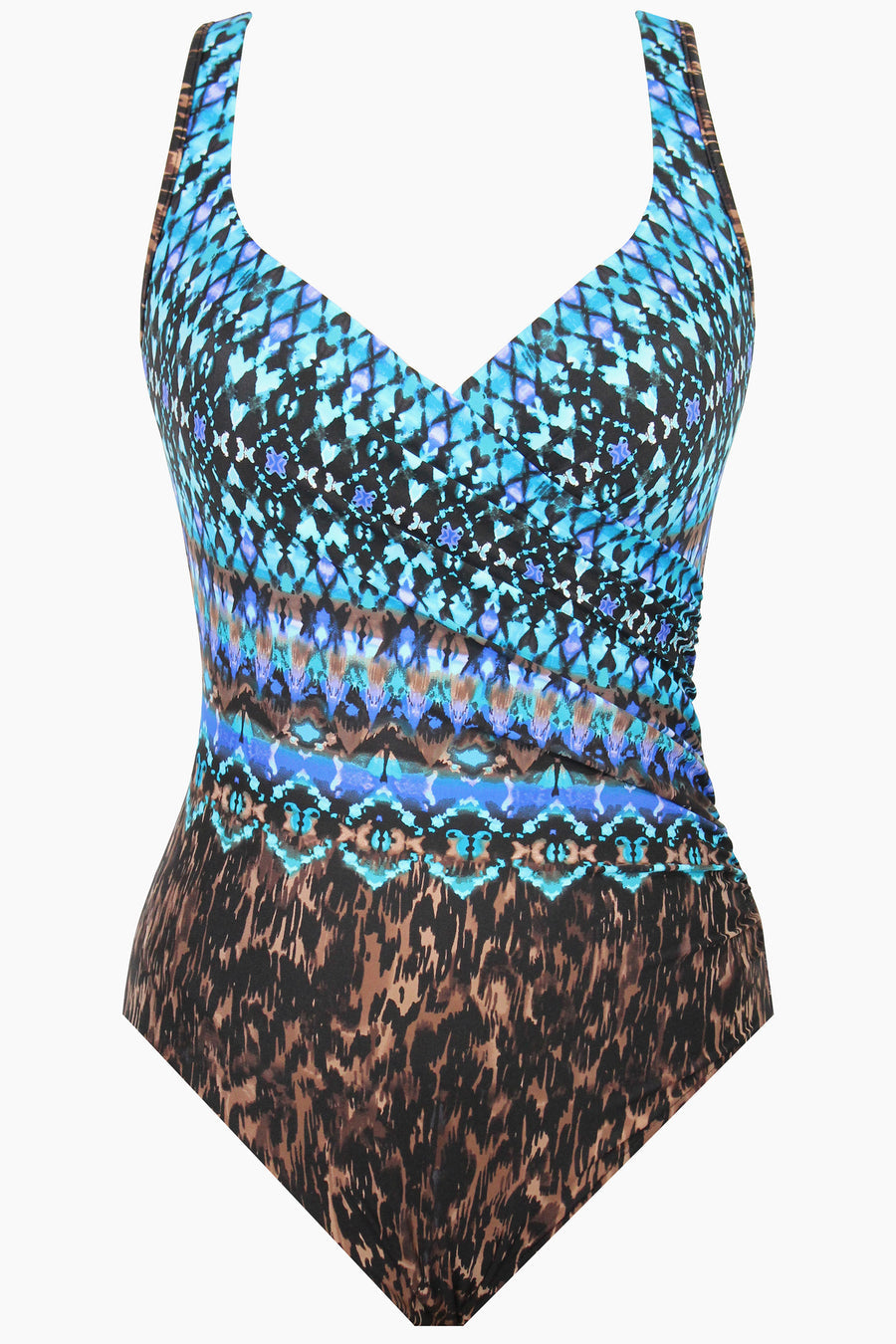 Miraclesuit Untamed It's A Wrap One Piece Swimsuit