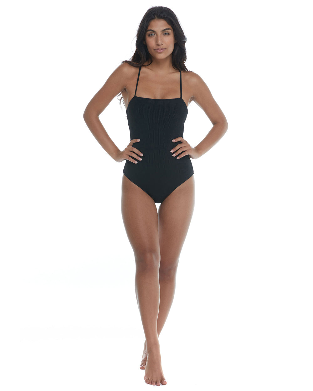 Body Glove Ibiza Gigi One-Piece Bandeau Swimsuit Black