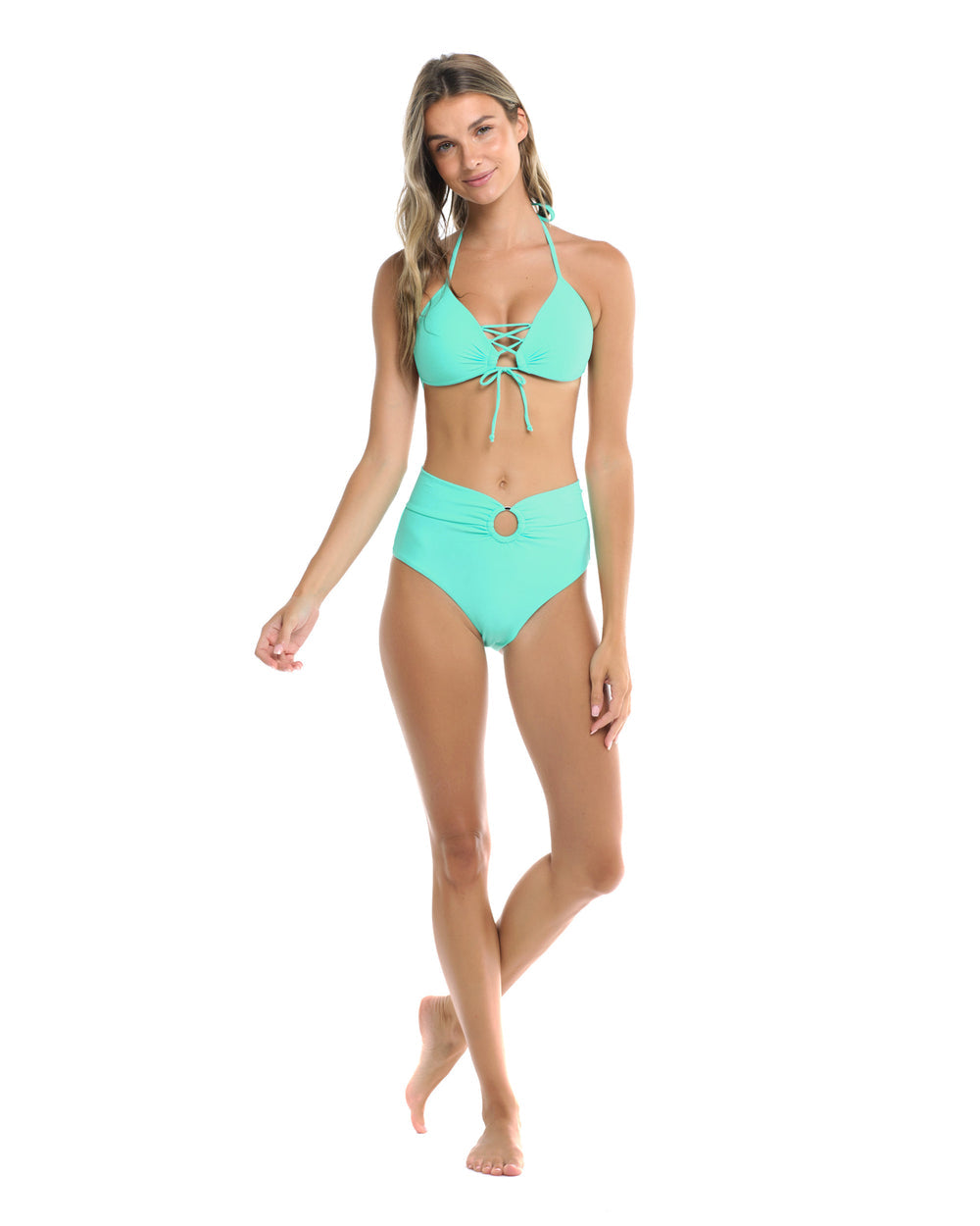 39506104-276 Body Glove Smoothies Baby Love Bikini Top - Sea Mist