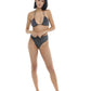 39611219-068 Body Glove Stardust Luana Halter Slider Bikini Top - Black