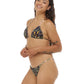 Body Glove Equator Dita Ruffle D-Cup Triangle Bikini Top - Black