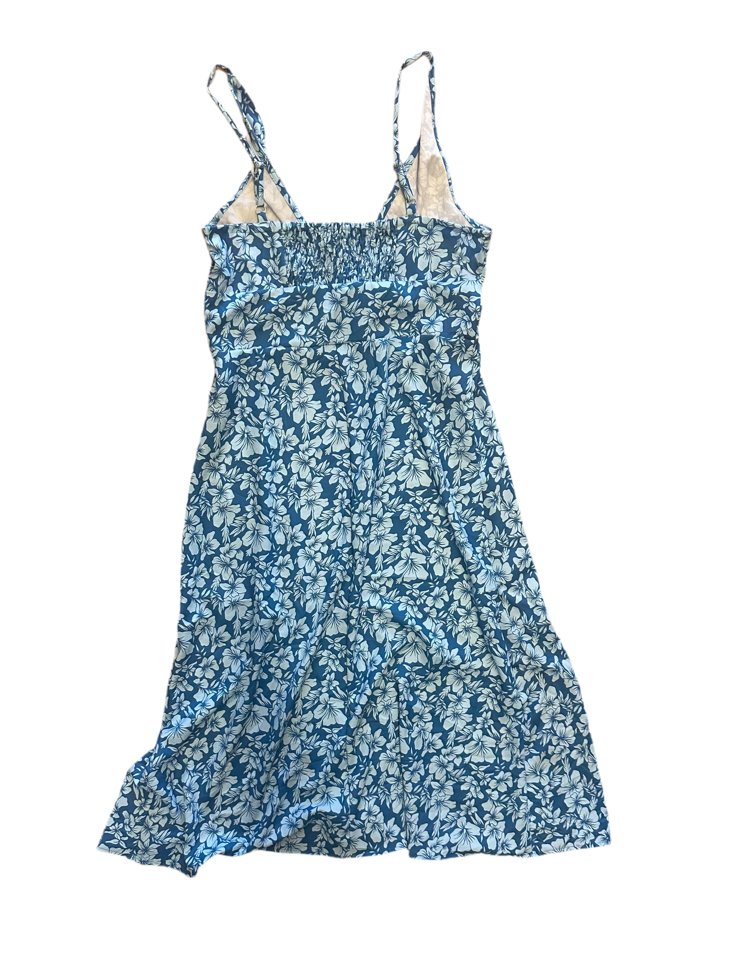 Blue Hawaii print dress