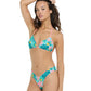 Body Glove Dita Flor Nove Ruffle Reversible Triangle Swim Top