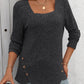 Mandy Square Neck Long Sleeve T-Shirt