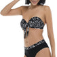Body Glove Marilyn Molded Cup Underwire Bandeau Bikini Top
