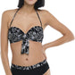 Body Glove Marilyn Molded Cup Underwire Bandeau Bikini Top