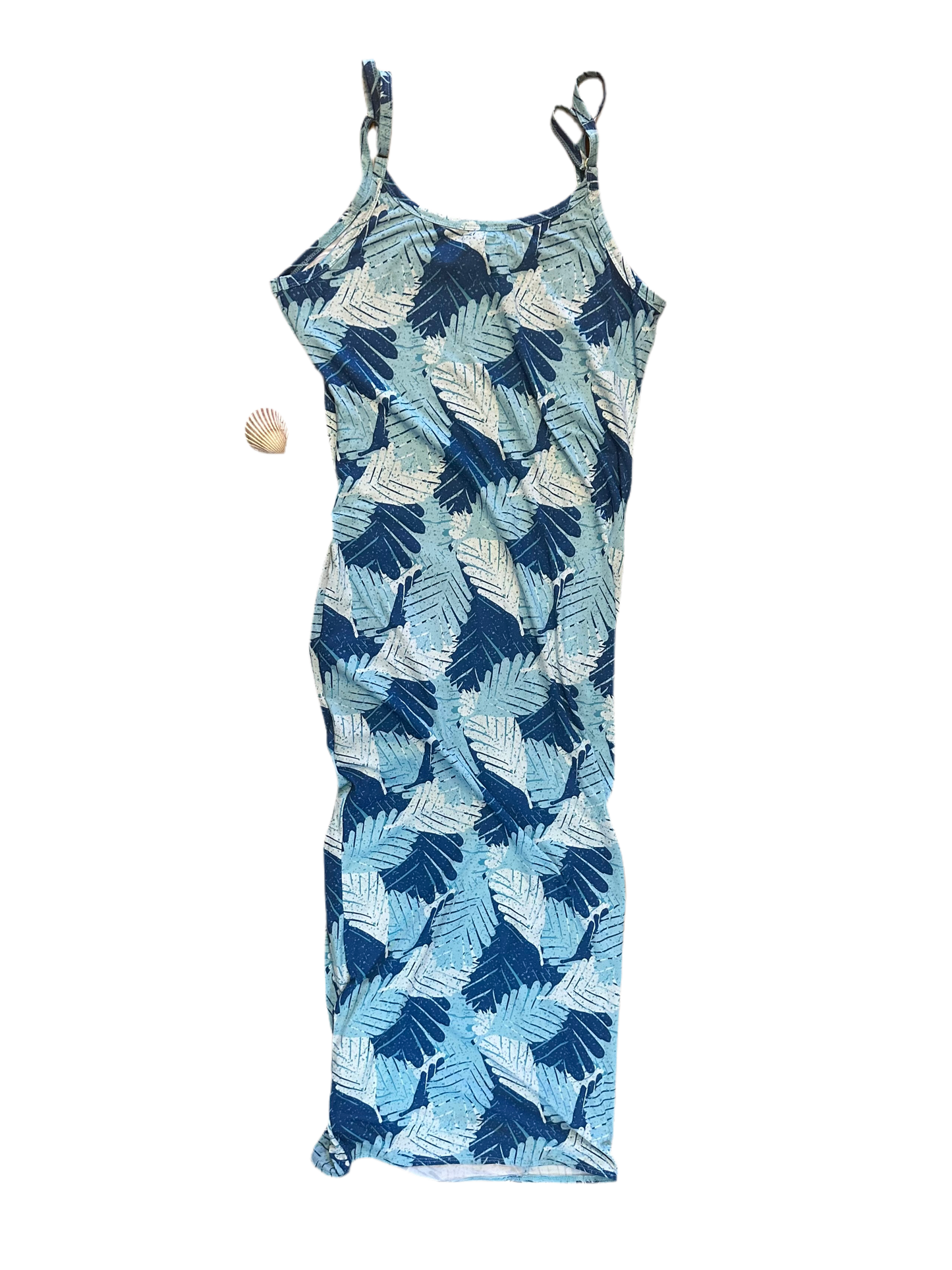 Blue Sapphire Leaf Dress