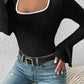 Scoop Neck Long Sleeve T-Shirt