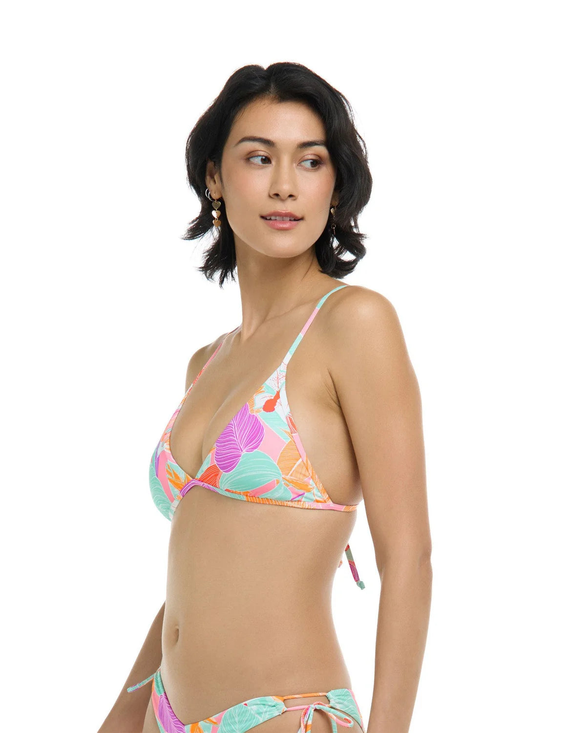 Eidon Surf Mila Fixed Triangle Top - Flora