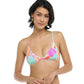 Eidon Surf Mila Fixed Triangle Top - Flora
