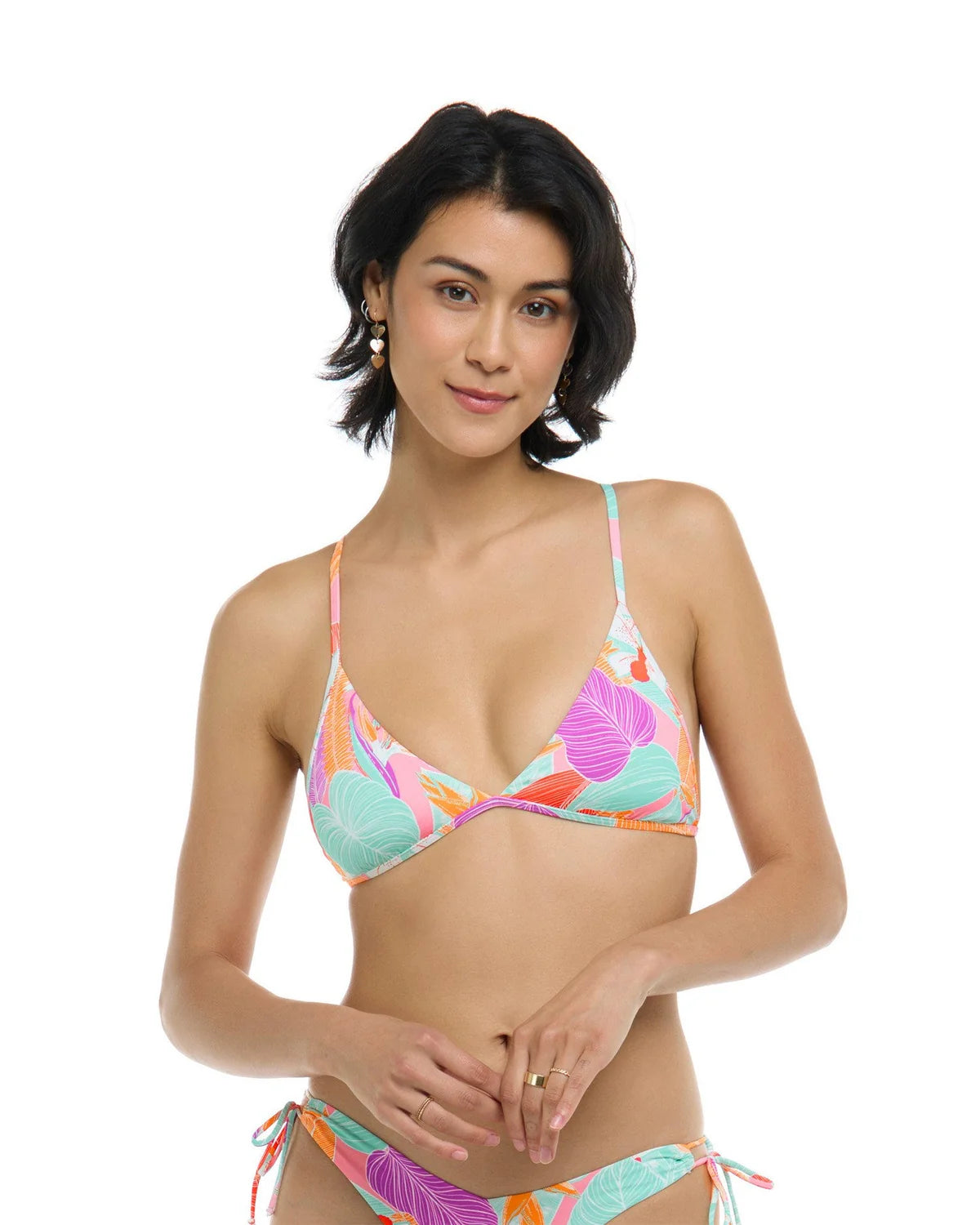 Eidon Surf Mila Fixed Triangle Top - Flora