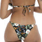39605140-368 Body Glove Inflorescence Fixed Brasilia Bikini Bottom - Black
