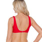 Raisins Women's Bermuda Solids Lace Up Bikini Top