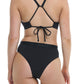 Body Glove Ibiza Marlee High-Waist Bikini Bottom - Black
