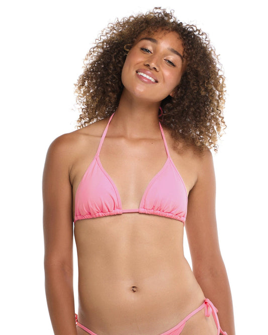 EIDON SORBET Selena Bralette Bikini Top - Electric pink